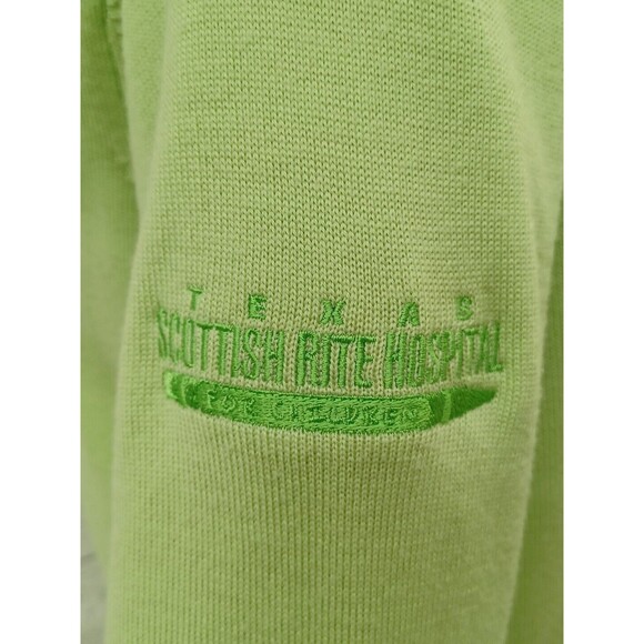 Fairway & Greene Italian Merino Wool Full Zip Sweater Scottish Rite Hospital L - Picture 4 of 10